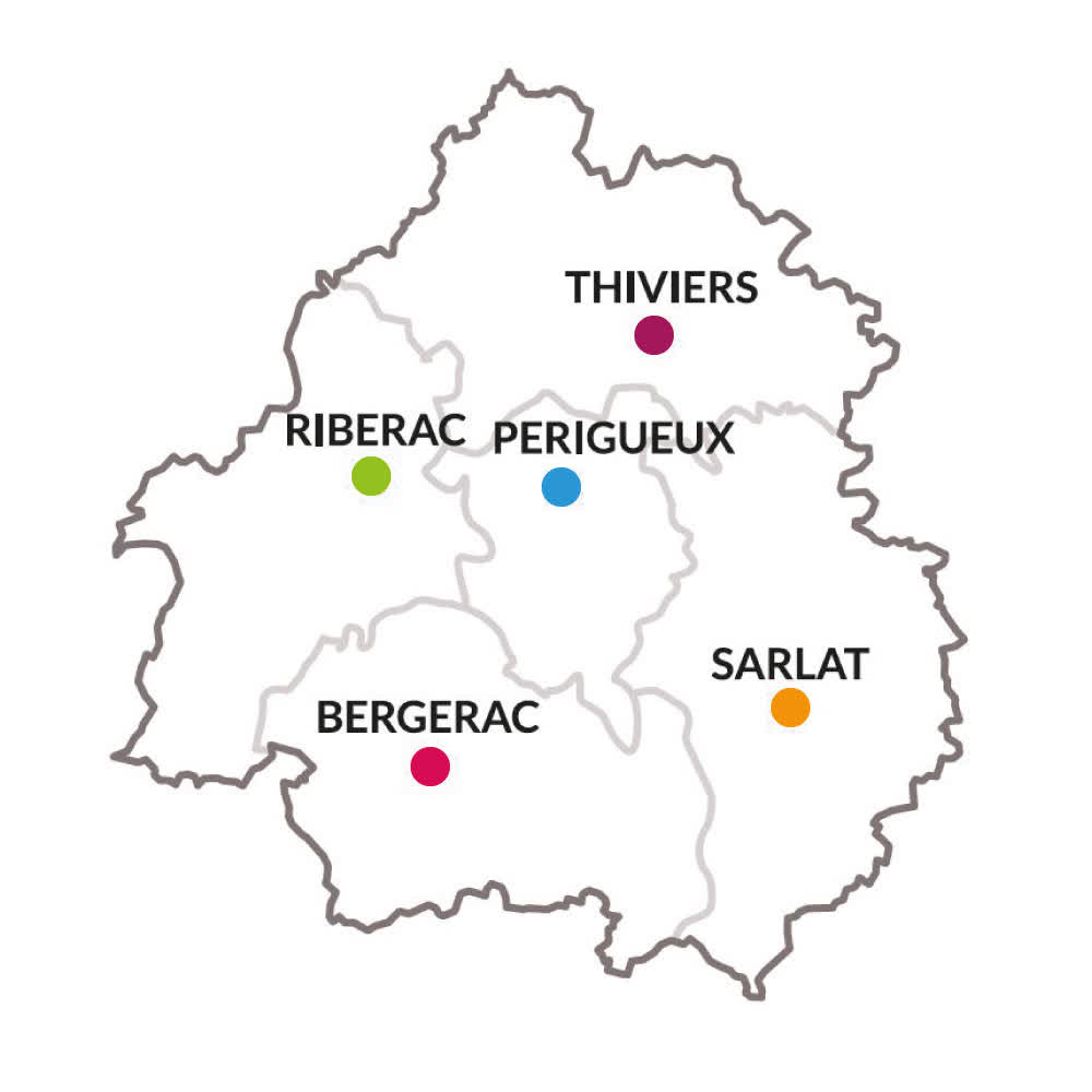 Carte Dordogne