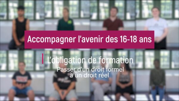 Obligation de formation pour les 16-18 ans